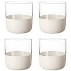 Villeroy & Boch Manufacture Rock Shotglas 4 cl 4-pack, Vit