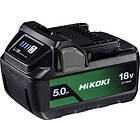 HiKOKI BSL1850MA Batteri 18V Slide 5,0ah med indikator