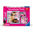 Ravensburger Barbie Pussel 3x49 Bitar