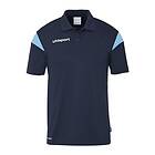 Uhlsport Squad 27 Short Sleeve Polo Blå 4XL Man