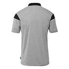Uhlsport Squad 27 Short Sleeve Polo Grå 3XL Man