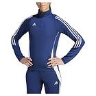 Adidas Tiro24 Half Zip Sweatshirt Training Blå S Regular Kvinna