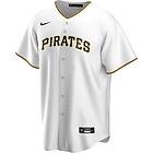 Nike Pittsburgh Pirates Official Replica Home Short Sleeve V Neck T-shirt Vit XL