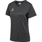 Hummel Authentic Pl Short Sleeve T-shirt Svart M Kvinna
