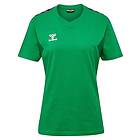 Hummel Authentic Co Short Sleeve T-shirt Grönt XS Kvinna