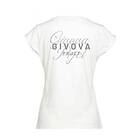 Givova Floral Short Sleeve T-shirt Vit S Kvinna