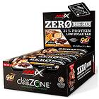 Amix Low Carb Zerohero 65g Protein Bars Box Peanut Butter 15 Units Brun