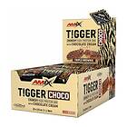 Amix Tiggerzero Choco 60g Protein Bars Box Triple Brownie 20 Units Guld