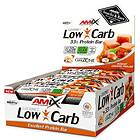 Amix Low Carb 33% 60g Protein Bars Box Nougat&caramel 15 Units Flerfärgad