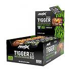 Amix Tiggerzero Multi-layer 60g Protein Bars Box Dark Chocolate&caramel 20 Units