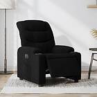 vidaXL Elektrisk reclinerfåtölj svart tyg 3206629