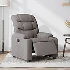vidaXL Elektrisk reclinerfåtölj taupe tyg 3206634