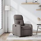 vidaXL Reclinerfåtölj taupe tyg 374204