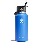 Hydro Flask 32 Oz Wide Flex Straw Cap Isolerad vattena Cascade 32 oz (946ml)