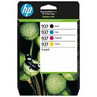 HP 937 CMYK Original Ink Cartridge 4-Pack