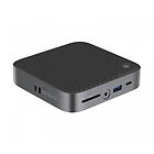 Deltaco USB-C Dockningsstation 9 Portar