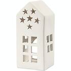 Creativ Company Värmeljusstake Vit 16 cm Stl 7X7 8 St/1 Låda Värmeljusstake, vit