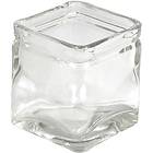 Creativ Company Värmeljushållare Fyrkantiga 8 cm Stl 7,5X7,5 12 St/1 Låda värmel