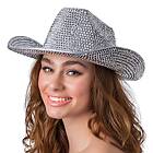 Deluxe Cowboyhatt med Strass One size