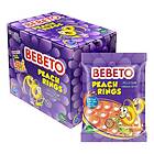 Peach Bebeto Rings 12-pack