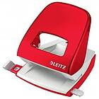 Leitz WOW Hole Punch 5008 Metal 2-hole 30sheets Red