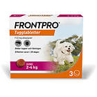 Frontpro 11,3 mg tuggtabletter för hund 2-4kg 3 st