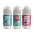 Salt Of The Earth Roll on refillbar 3 pack