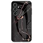 Skalo Samsung S24+ Marmor Härdat Glas TPU-skal - Motiv 5