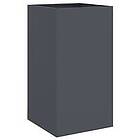 vidaXL Odlingslåda antracit 42x38x75 cm kallvalsat stål 841579