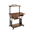 TecTake Skrivbord Fife 80x65,5x130,5cm Industriellt mörkt trä, rustikt