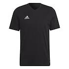 Adidas Entrada 22 Short Sleeve T-shirt Svart L Tall Man