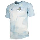 Puma Manchester City 23/24 Prematch Short Sleeve T-shirt Blå 2XL