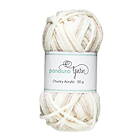 White Garn Chunky Acrylic 50g to beige multi