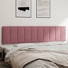 vidaXL Dyna till huvudgavel rosa 200 cm sammet 374694