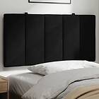 vidaXL Dyna till huvudgavel svart 100 cm sammet 374657