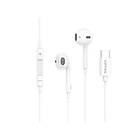 Vipfan Wired in-ear headphones M14 USB-C 1,1m (white)