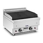 Royal Catering Lavastensgrill - 2 x 7200 W - 50 x 47 cm - 0 - 460 °C