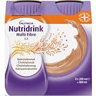 Nutricia Nutridrink Multi 4 Fibre x Næringsdrikk Sjokolade 4x200ml 200