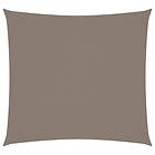 vidaXL Solsegel oxfordtyg fyrkantigt 6x6 m taupe 135417