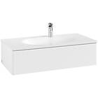 Villeroy & Boch V&B Antao Servantskap med 1 skuff 98,8x49,3x25,6 cm, u/lys, Hvit