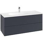 Villeroy & Boch V&B Antao Servantskap med 2 skuffer 118,8x49,2x50,4 cm, u/lys, B