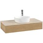 Villeroy & Boch V&B Antao Servantskap med 1 skuff 100x50x19 cm, u/lys, Eik/Crème