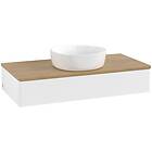 Villeroy & Boch V&B Antao Servantskap med 1 skuff 100x50x19 cm, u/lys, Hvit Matt