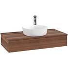 Villeroy & Boch V&B Antao Servantskap med 1 skuff 100x50x19 cm, u/lys, Valnøtt
