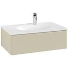 Villeroy & Boch V&B Antao Servantskap med 1 skuff 78,8x49,6x25,6 cm, u/lys, Grå 
