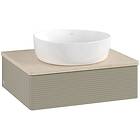 Villeroy & Boch V&B Antao Servantskap med 1 skuff 60x50x19 cm, u/lys, Steingrå/C