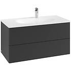 Villeroy & Boch V&B Antao Servantskap med 2 skuffer 98,8x49,6x50,4 cm, u/lys, So