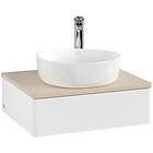 Villeroy & Boch V&B Antao Servantskap med 1 skuff 60x50x19 cm, u/lys, Hvit Matt/