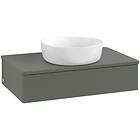 Villeroy & Boch V&B Antao Servantskap med 1 skuff 80x50x19 cm, u/lys, Grønn Matt