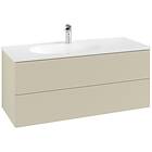 Villeroy & Boch V&B Antao Servantskap med 2 skuffer 118,8x49,2x50,4 cm, u/lys, G